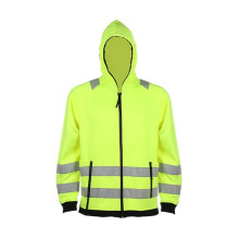 Custom Zip-up Fluorescence Suit Hooded Sweatshirt